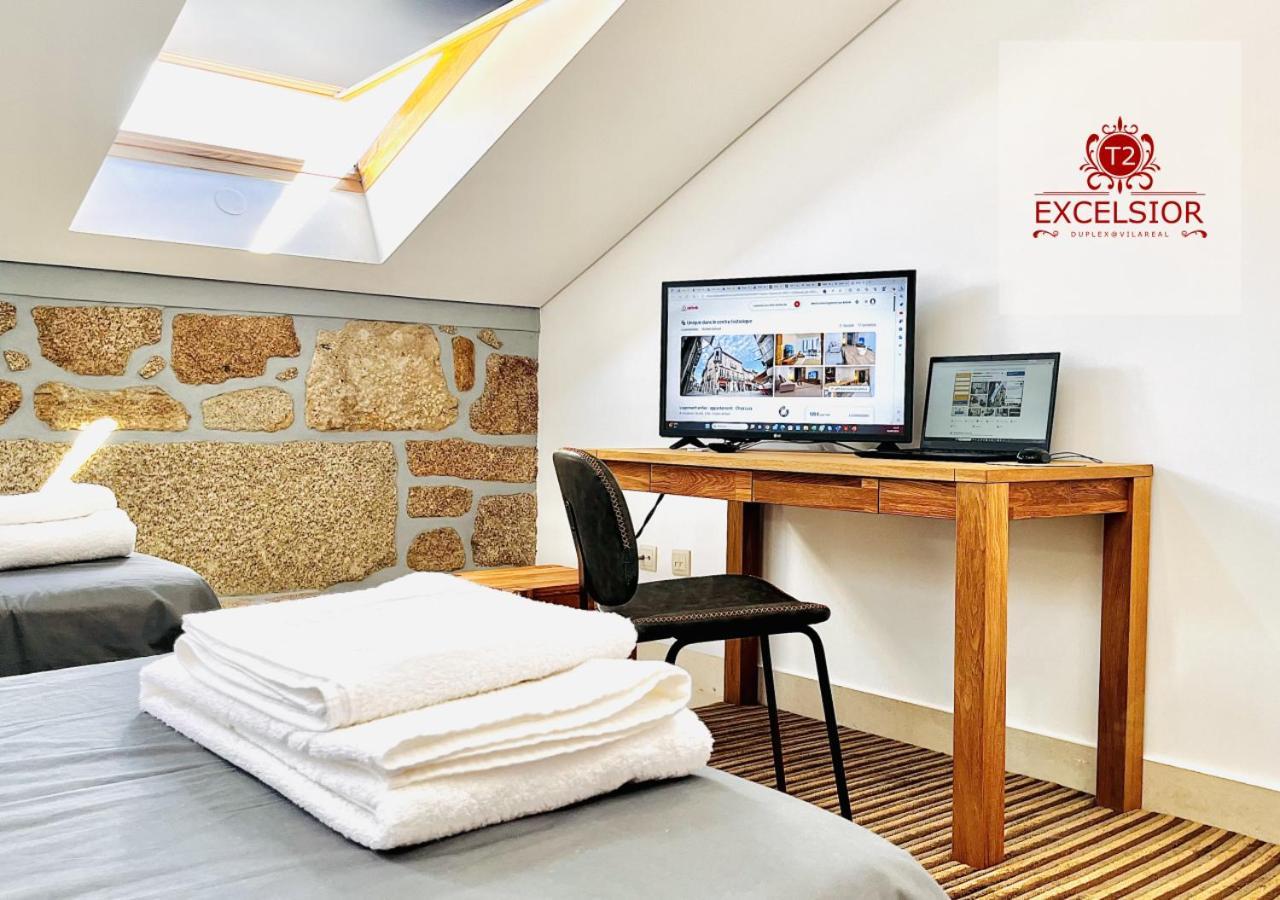 T2 Duplex - Exclusivo No Centro Historico Apartment Вила Реал Екстериор снимка